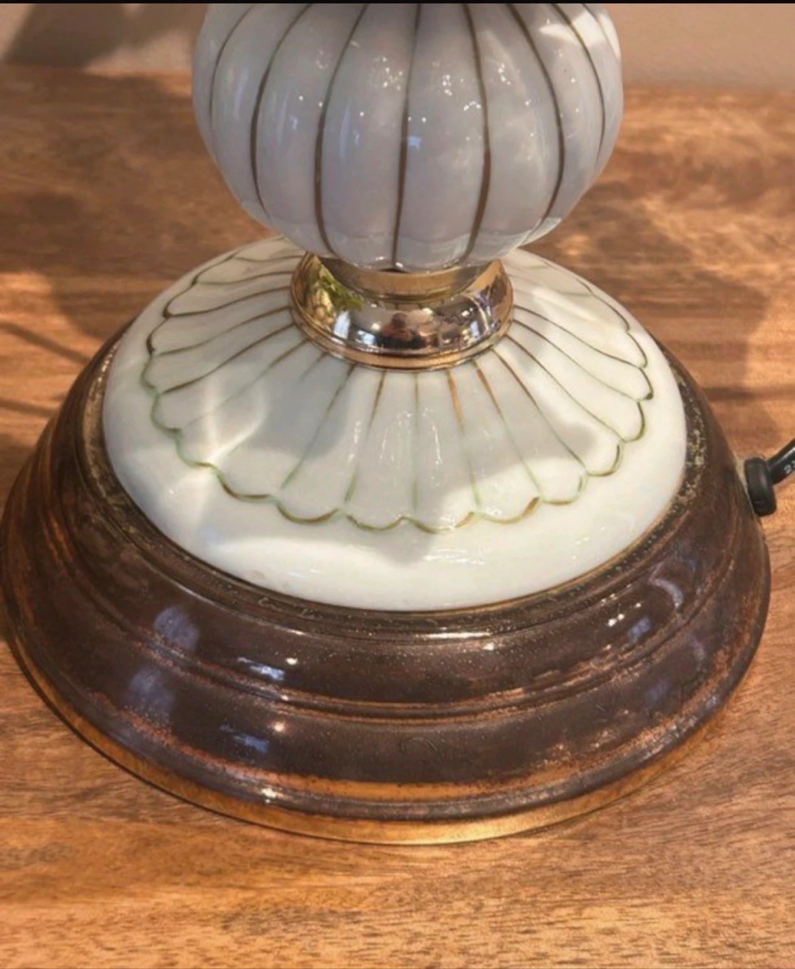 Vintage bloemlamp – photo 5